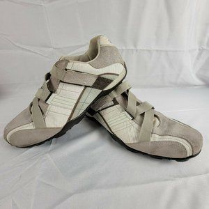 Perry Ellis 'Strapple'  Leather Comfort Sneakers Shoes Strap Men's Size 10